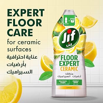 منظف السيراميك جف فلور إكسبرت برائحة الليمون – 1.5 لتر
